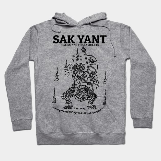 Sak Yant Muay Thai Tattoo Hoodie by KewaleeTee